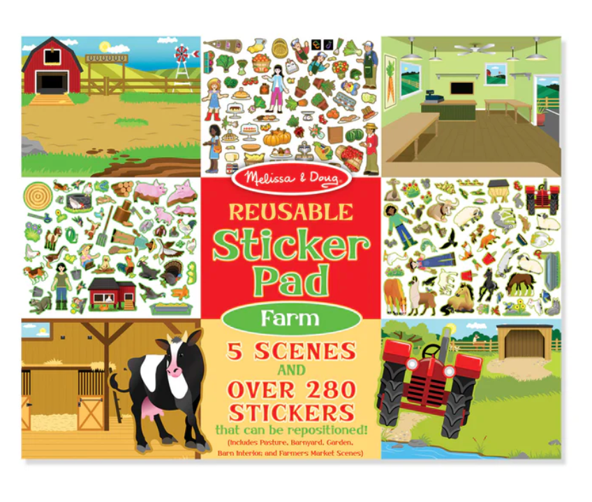 Melissa & Doug Libro de Autoadhesivos, La Granja