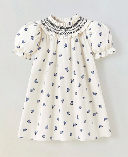 Vestido Flores Azules