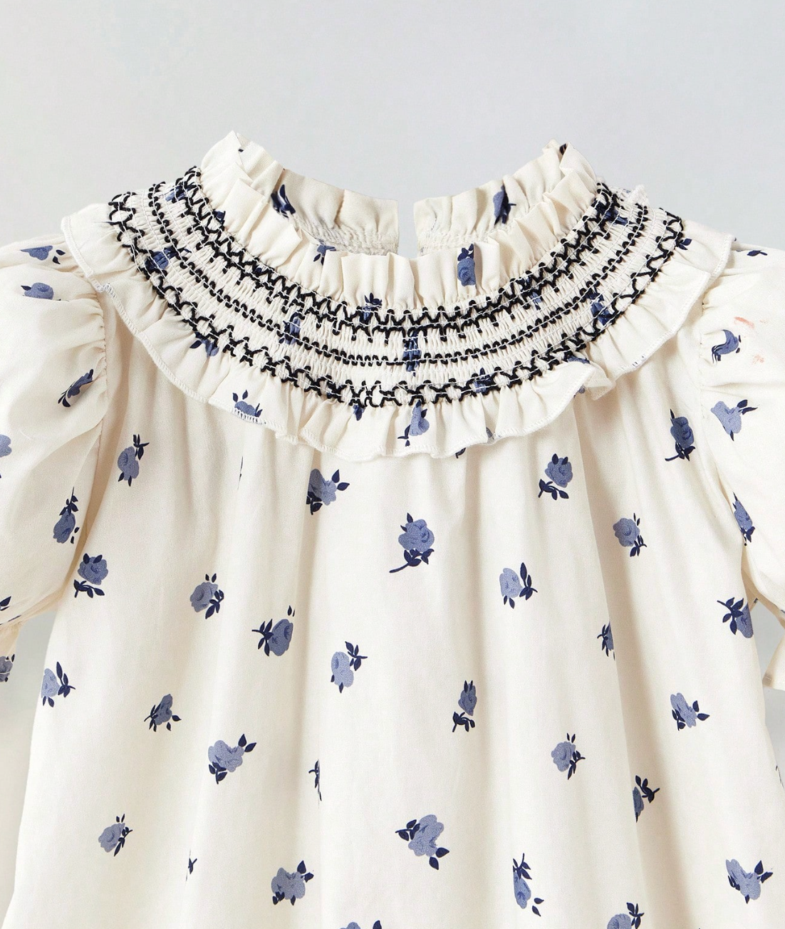 Vestido Flores Azules