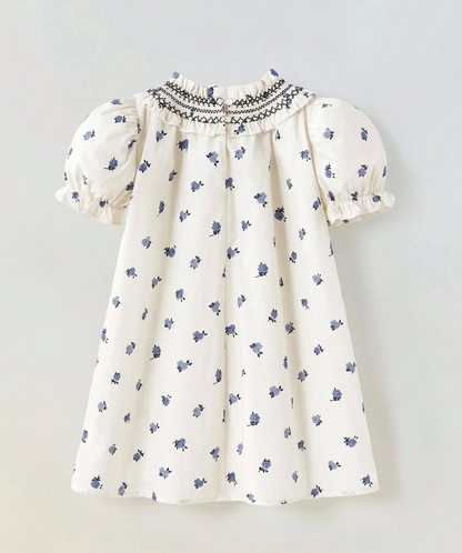 Vestido Flores Azules