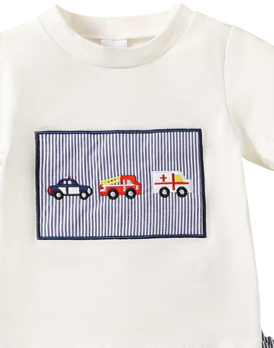 Conjunto Carritos Rayas