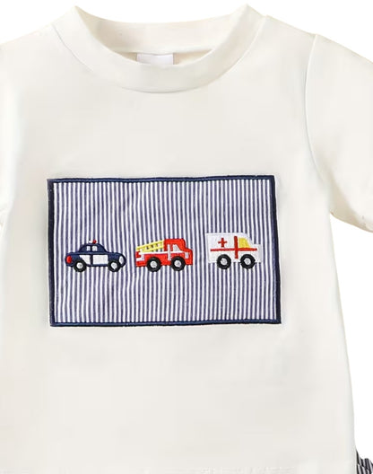 Conjunto Carritos Rayas