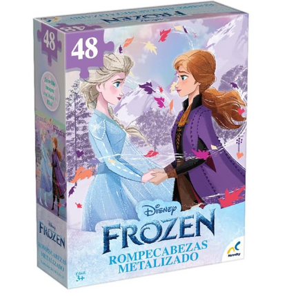 Rompecabezas Brillo Metálico de Frozen