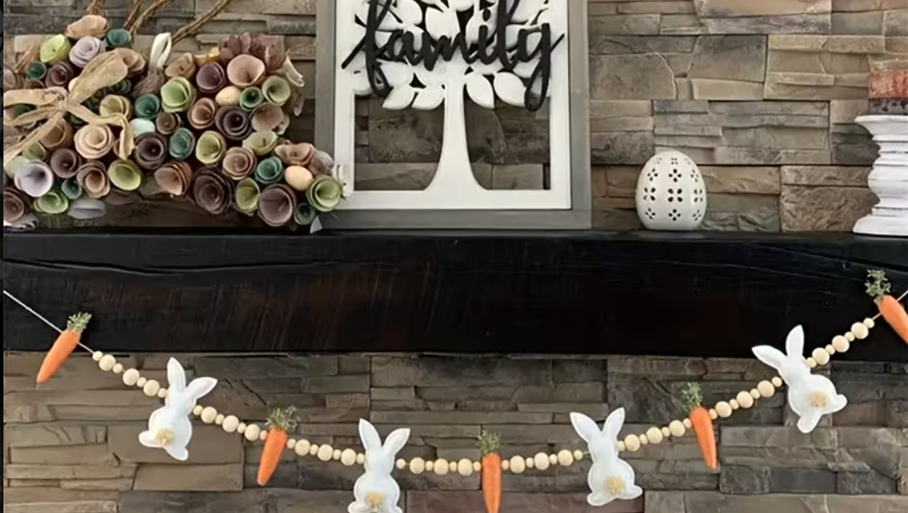 Guirnalda Conejitos y Zanahorias