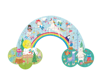Rompecabezas Infantil 80 Piezas, Hadas & Arcoíris