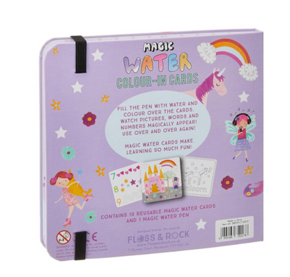 Tarjetas Mágicas Reutilizables pinta con agua, Unicornios