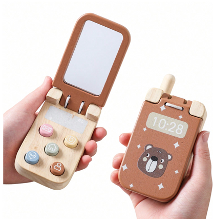 Telefono Madera Osito