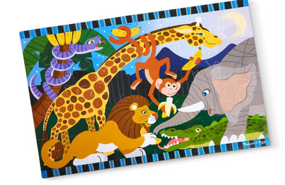 Melissa & Doug Piso rompecabezas gigante, de safari