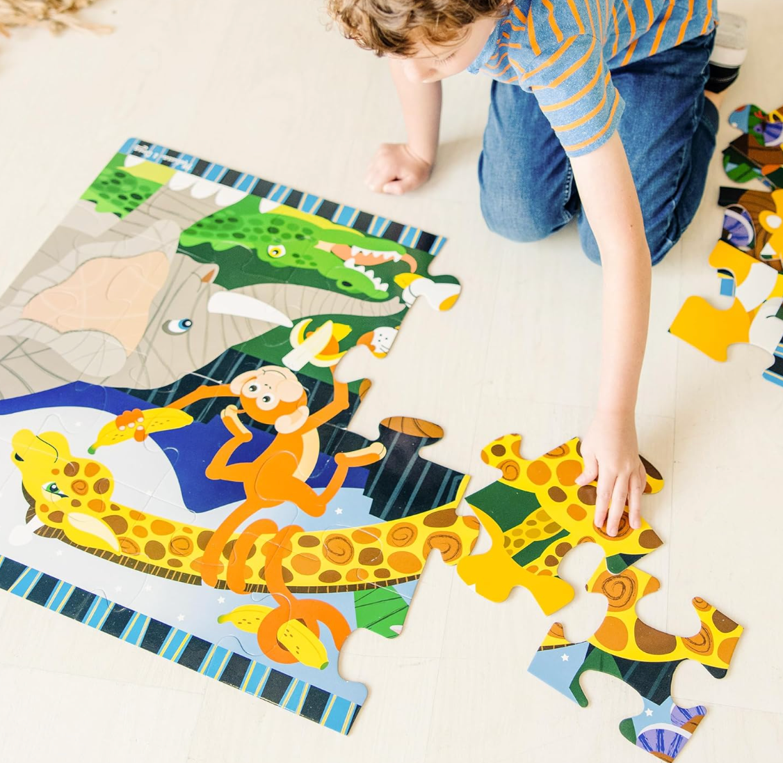 Melissa & Doug Piso rompecabezas gigante, de safari