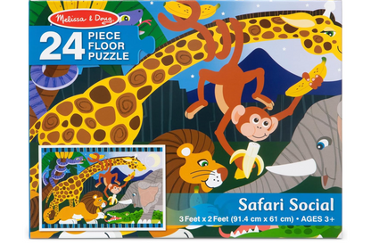 Melissa & Doug Piso rompecabezas gigante, de safari