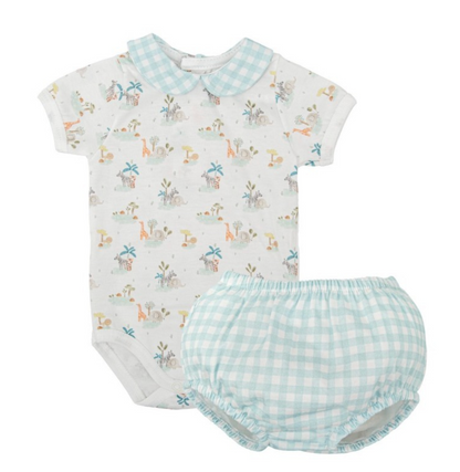 Conjunto Body,  Ranita Y Babero Niño Aventura BABIDU