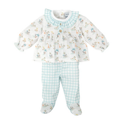 Conjunto  Polaina  Cuello  Volante Aventura BABIDU