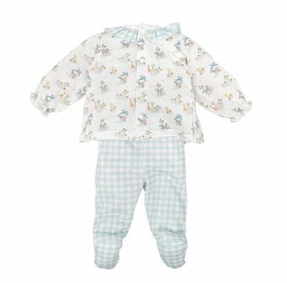 Conjunto  Polaina  Cuello  Volante Aventura BABIDU