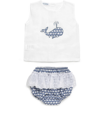 Conjunto Camisa Ballena Niña JULIANA
