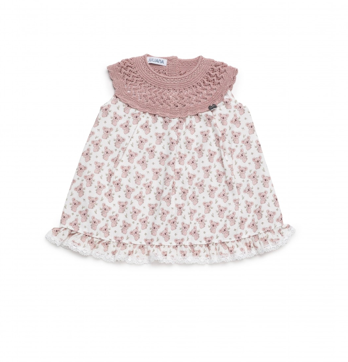 Vestido Cuerpo de Punto Tela Koalas JULIANA