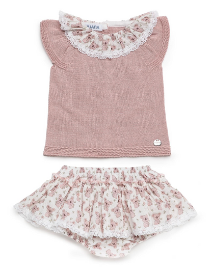Conjunto Braga Volantes Tela Koala JULIANA