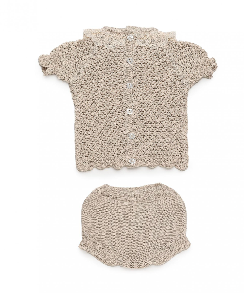 Conjunto Braga Punto Calado Puntilla JULIANA