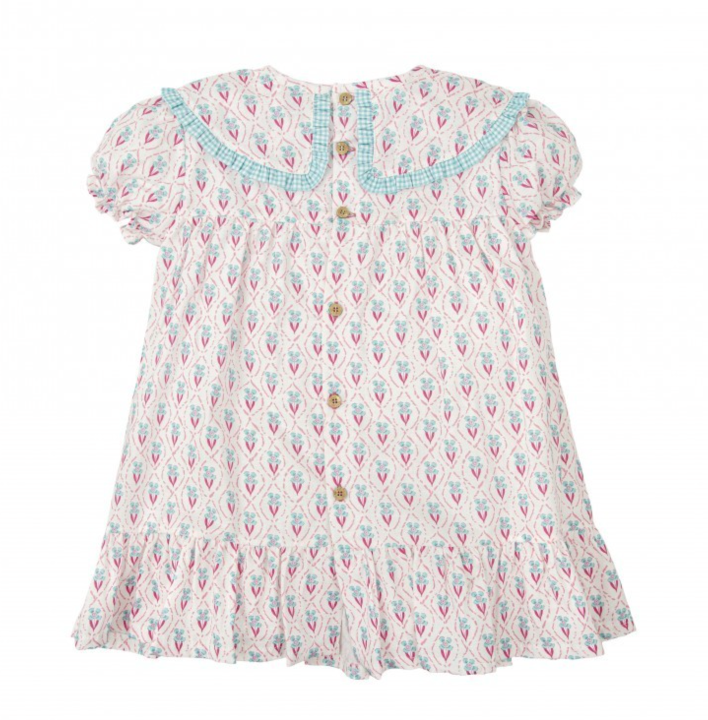 Vestido Manga Corta Cuello Camisa Chispa