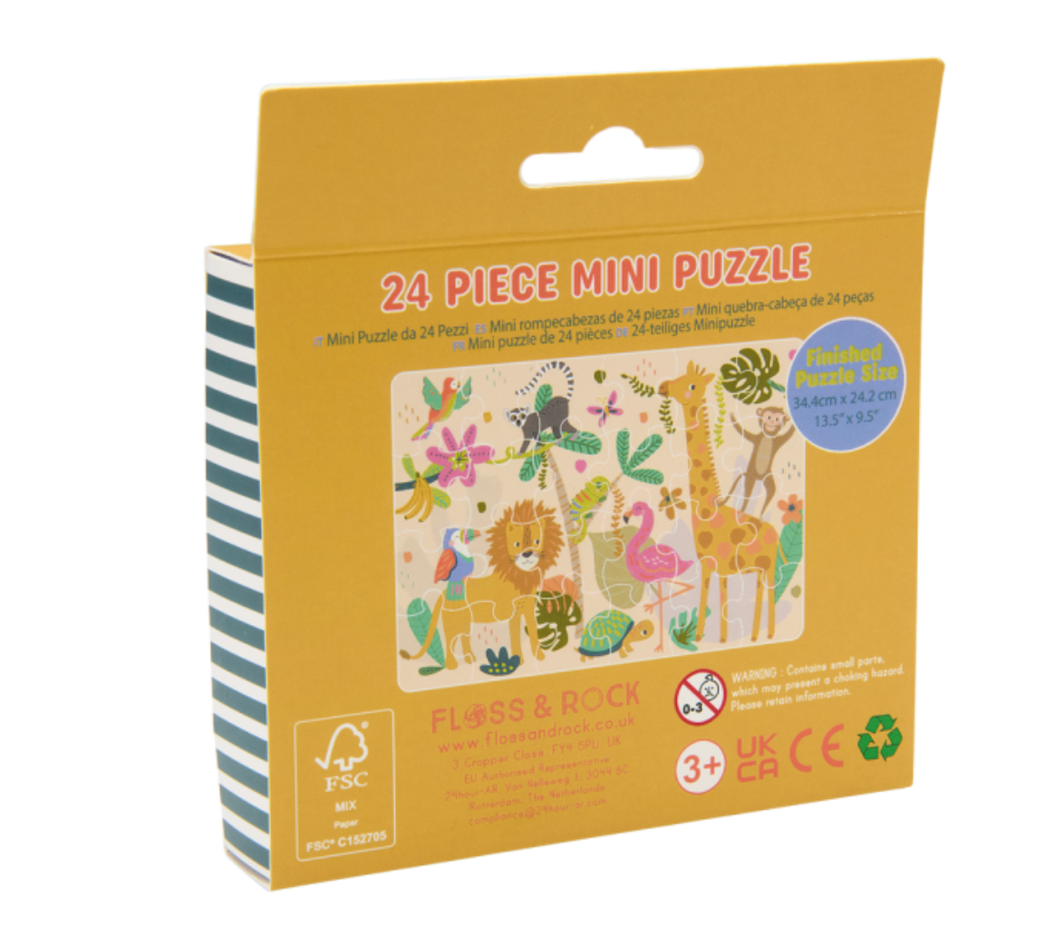 Mini rompecabezas de 24 piezas – Jungla