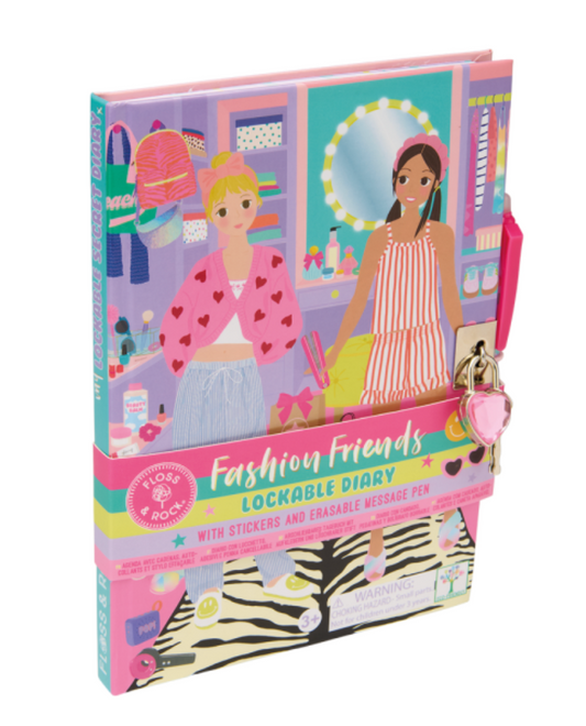Fashion Friends – Diario y bolígrafo con cerradura