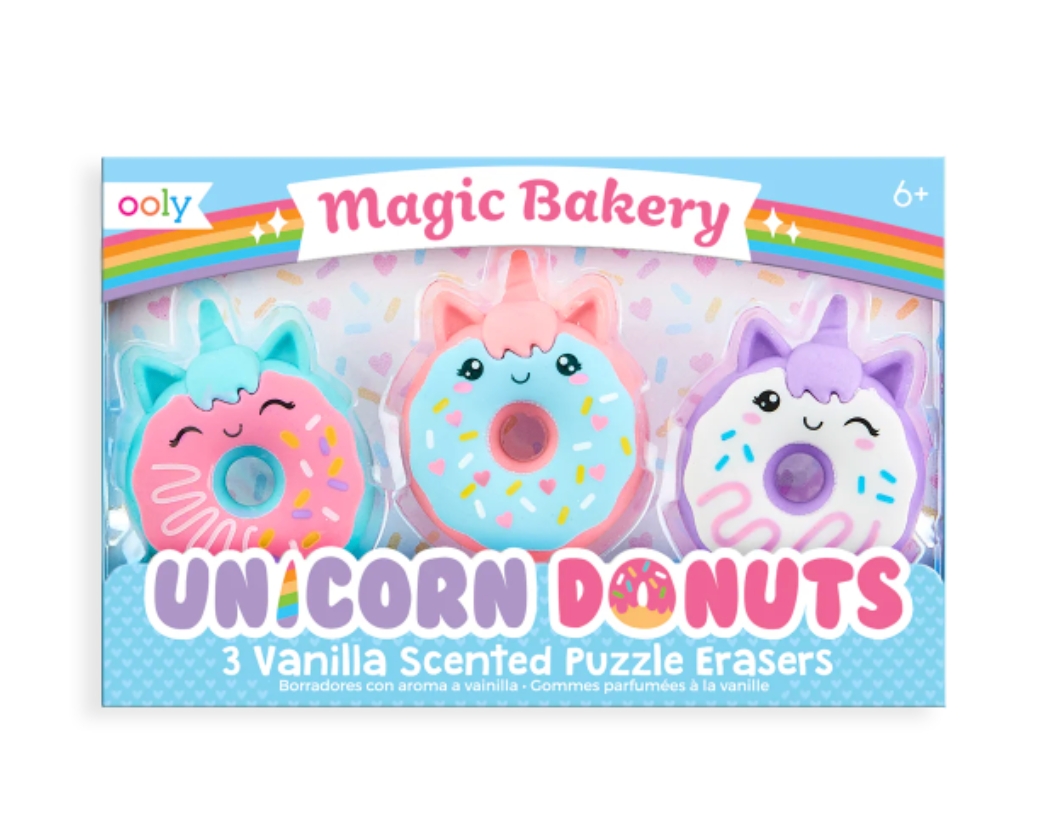 Borradores Aroma Donas Unicornio Magic Bakery – Set de 3