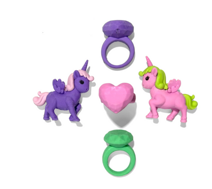 Borradores de rompecabezas perfumados Unicorn Wishes – Juego de 5