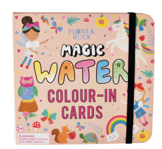 Tarjetas Mágicas Reutilizables pinta con agua, Hadas & Arcoíris