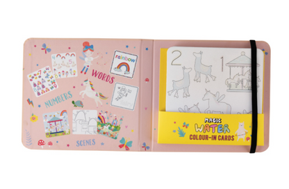 Tarjetas Mágicas Reutilizables pinta con agua, Hadas & Arcoíris