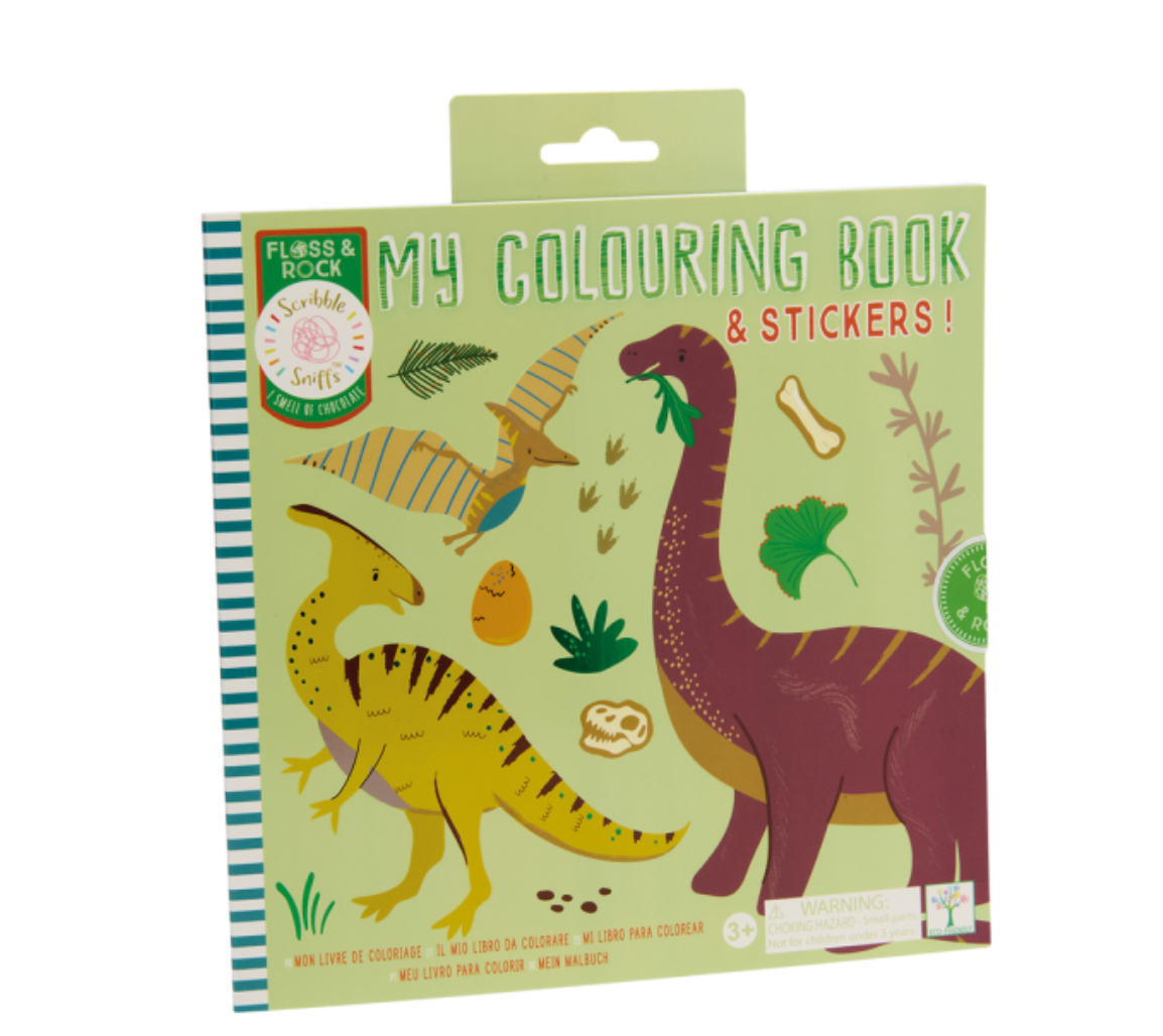 Scribble Sniffs My Colouring Book – Dinosaur