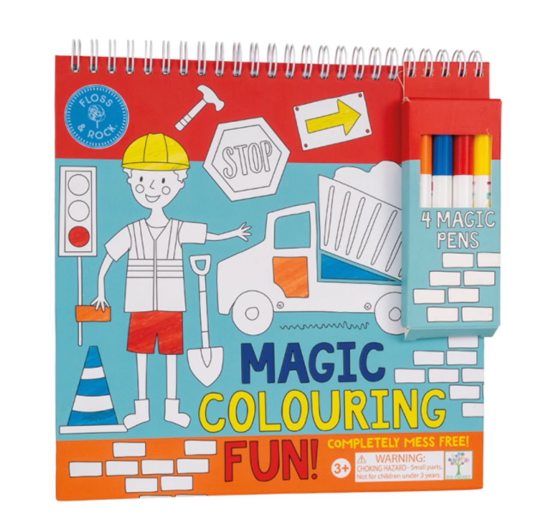 Cuaderno Mágico para Colorear – Construcción