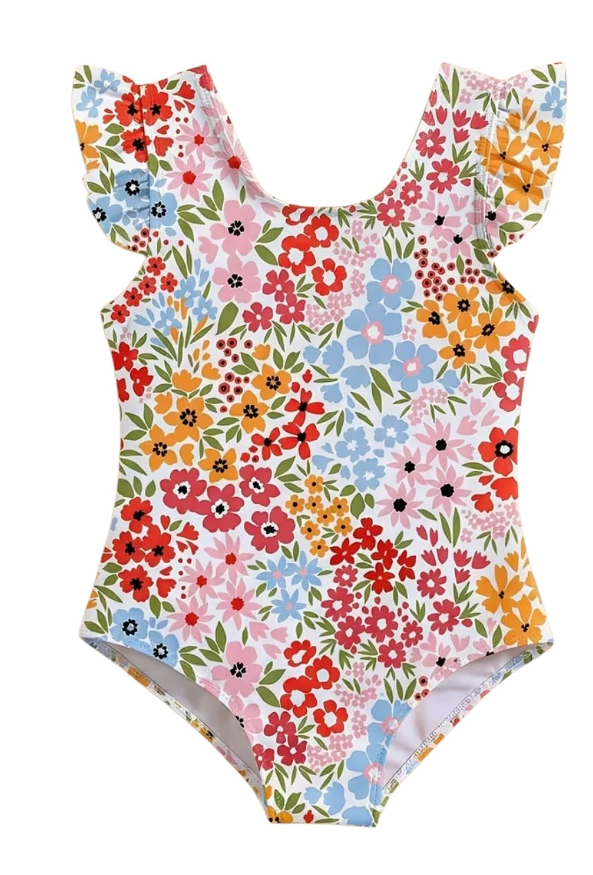 Traje de Baño Florecitas