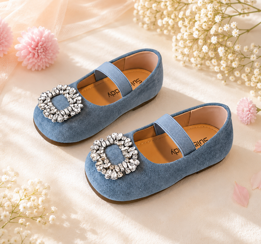 Zapatos Mary Jane Niña Thea - Cielo Azul