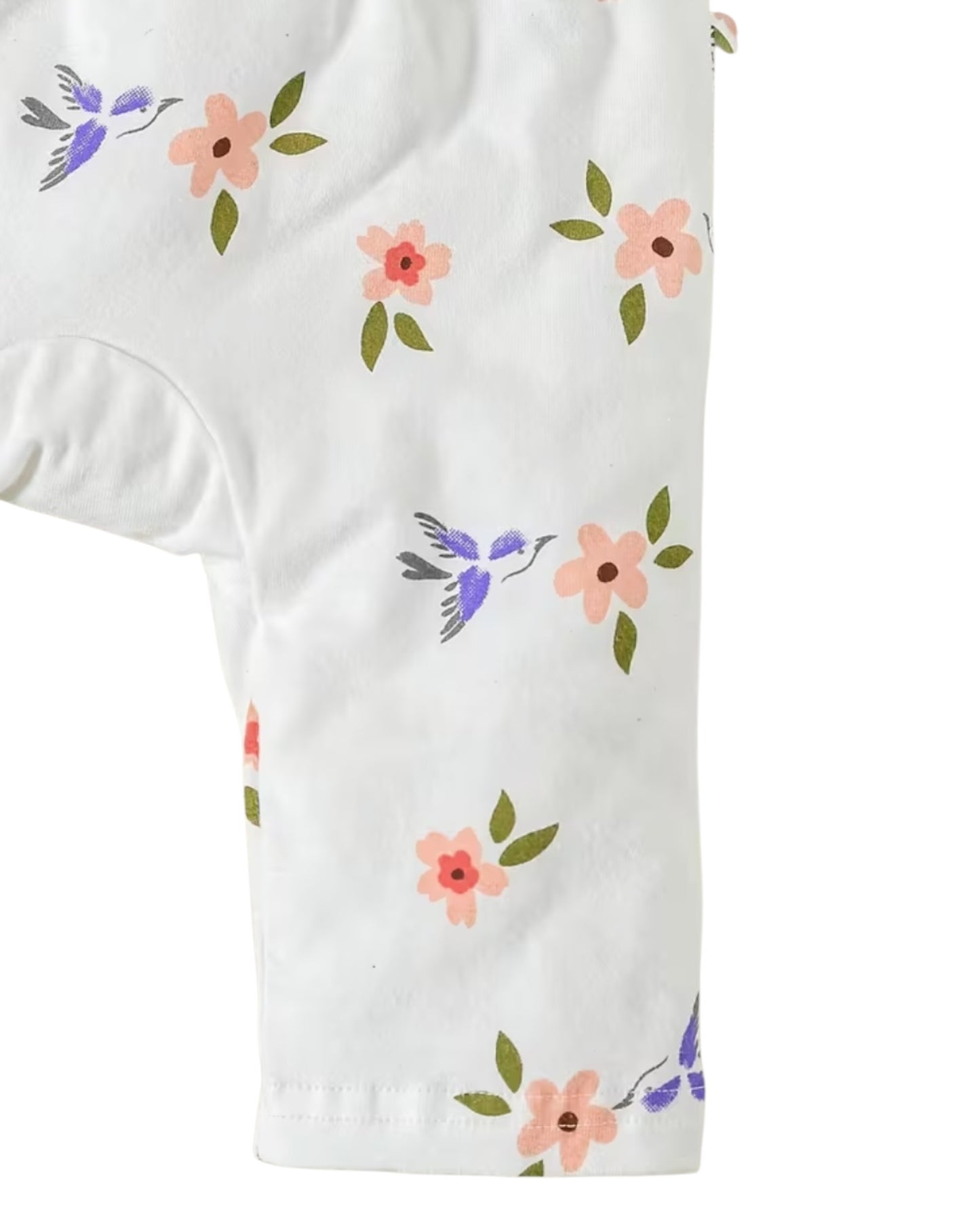 Pelele Florencia - Floral Blanco