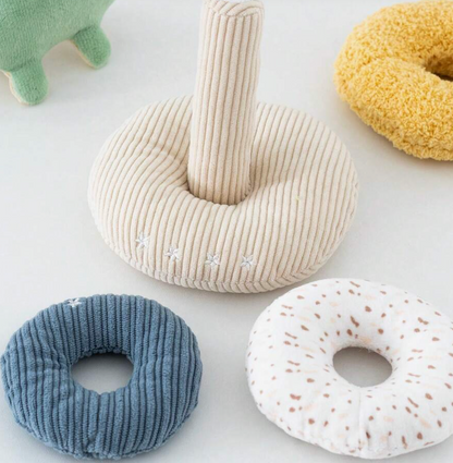 Set Apilable Peluche Estegosaurio Verde Bebé