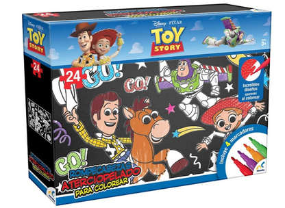 Rompecabezas Aterciopelado para Colorear Toy Story 24 Pzs