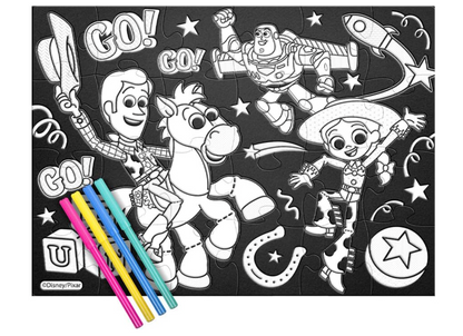 Rompecabezas Aterciopelado para Colorear Toy Story 24 Pzs