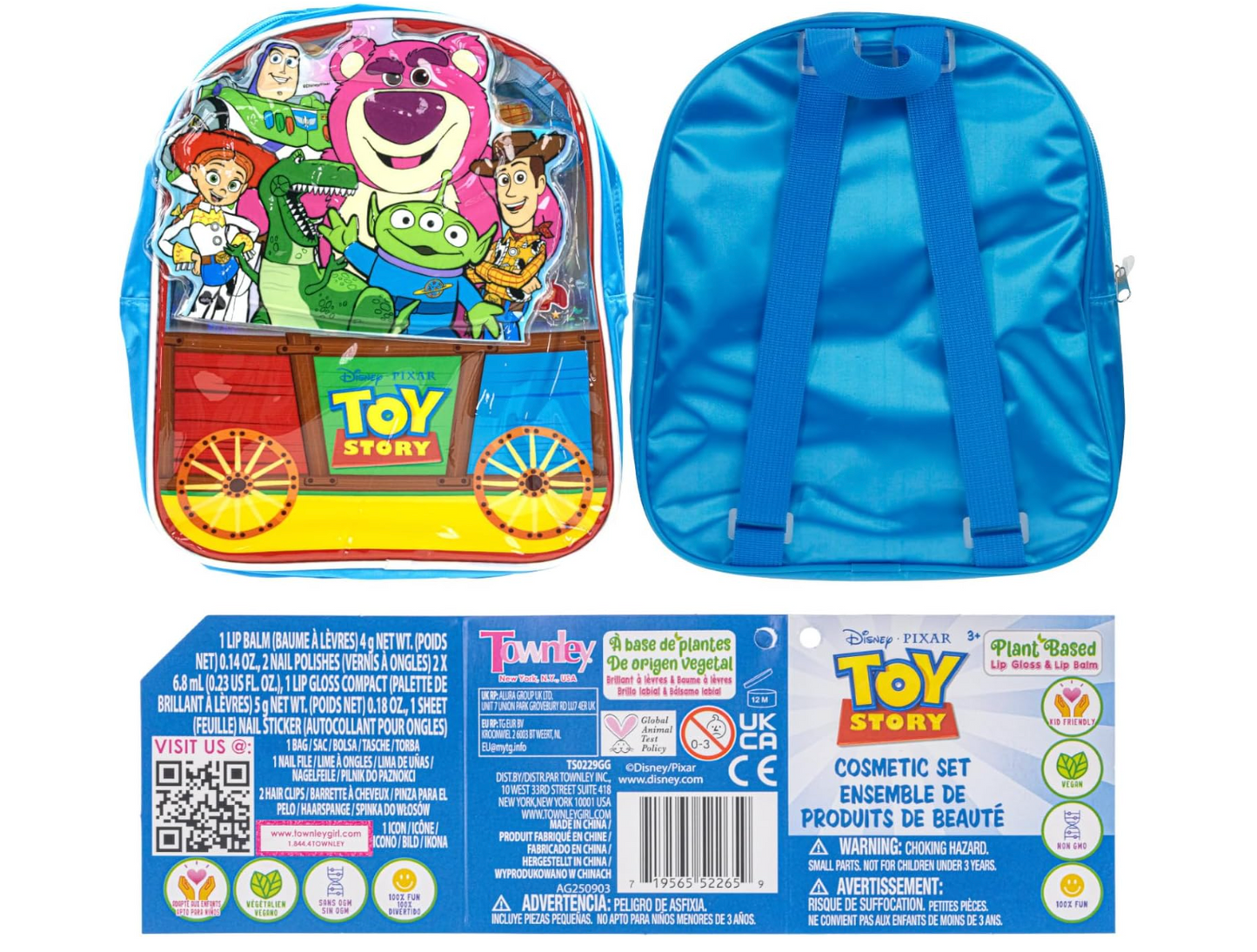 Mochila de Maquillaje Toy Story Set de Belleza para Niñas