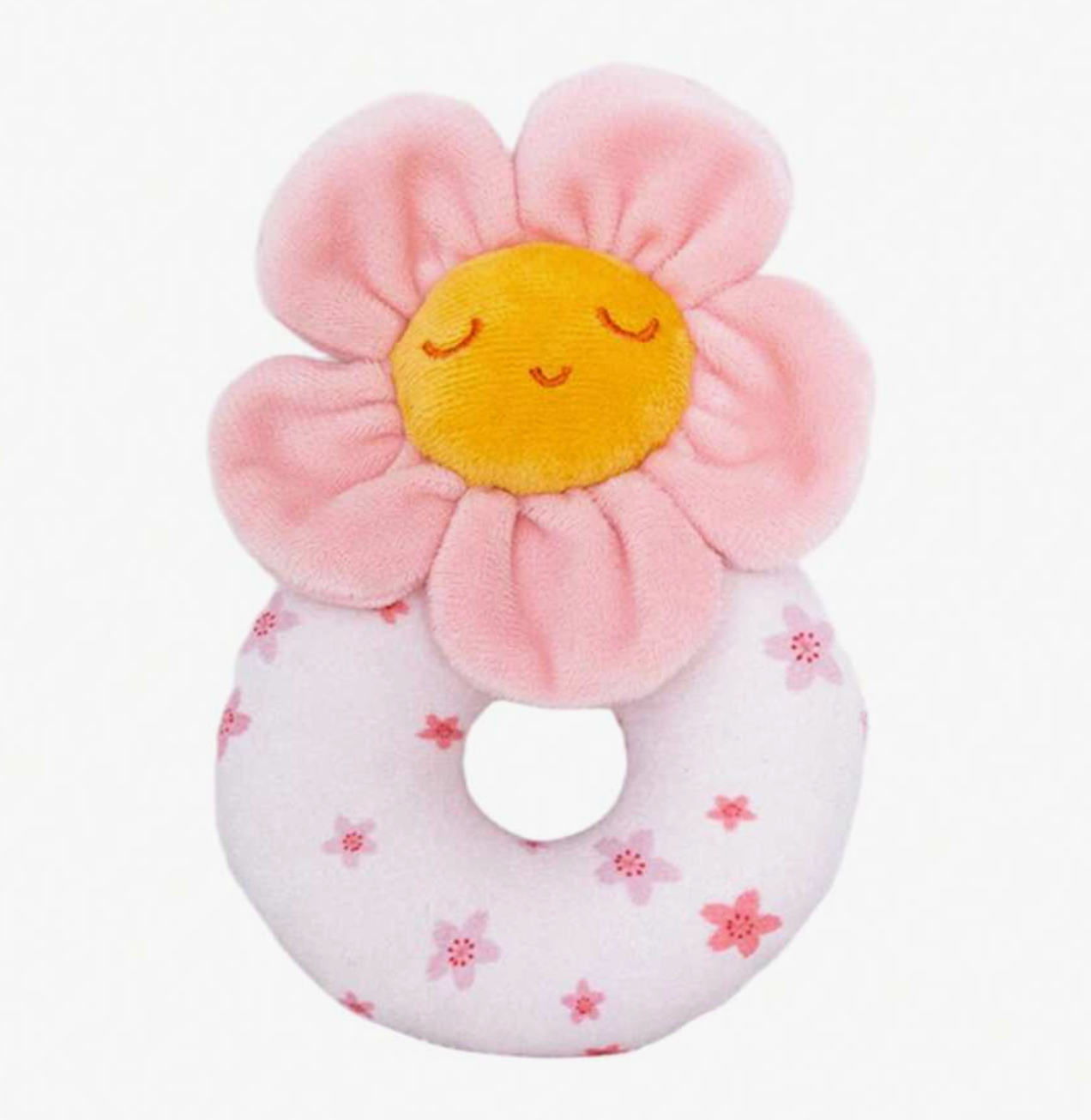 Sonajero Peluche Flores Bebé