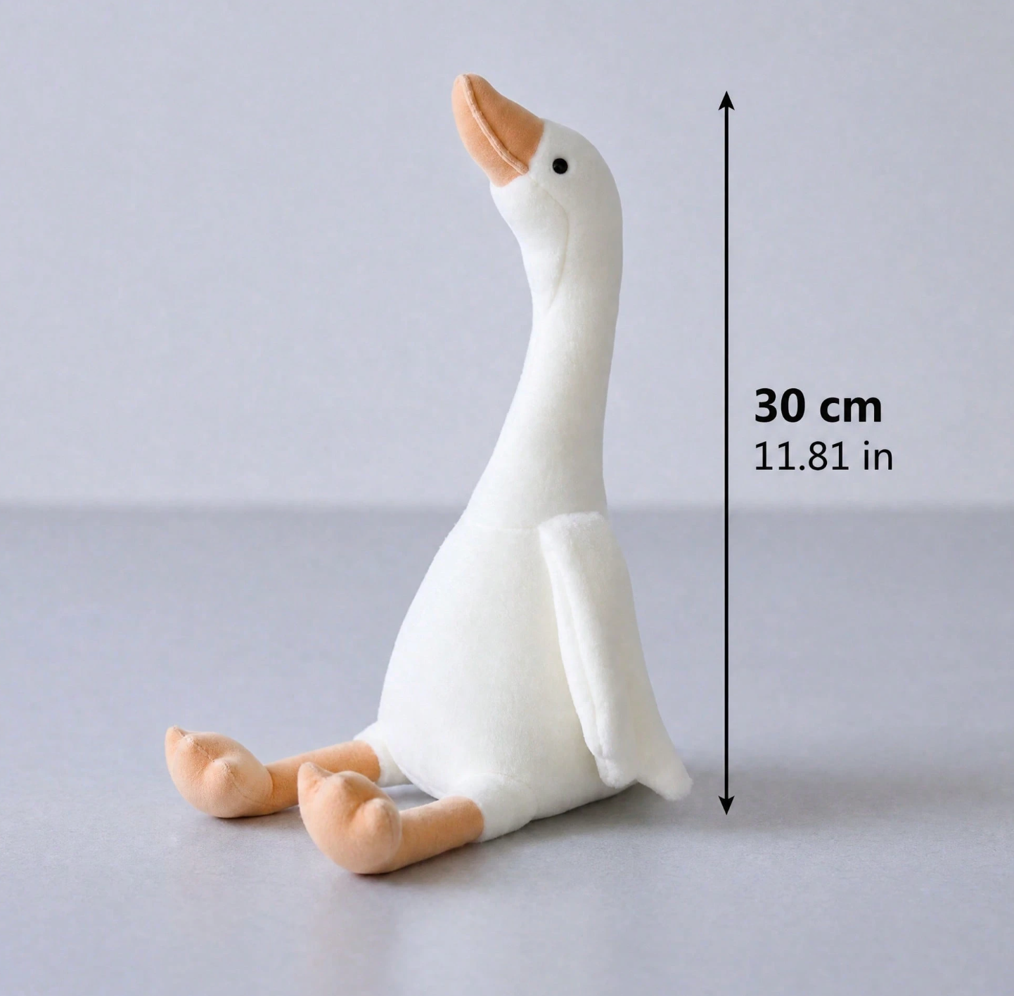 Muñeco Peluche Patito  Blanco Bebé