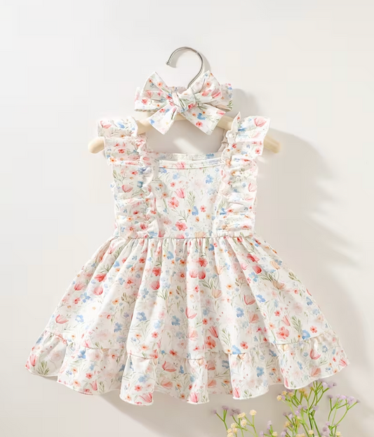 Vestido Camisola Floral Bebé