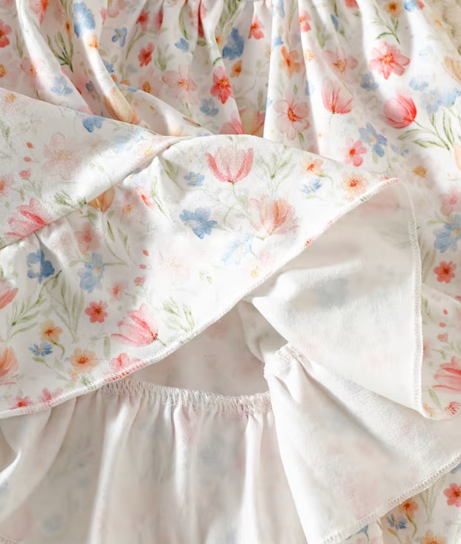 Vestido Camisola Floral Bebé
