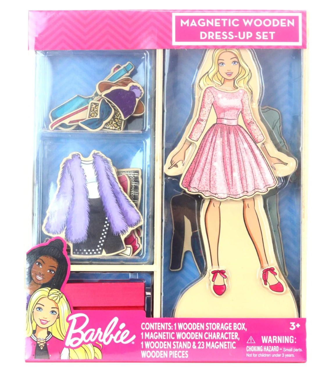 Barbie Wood Magnetic Dress Up
