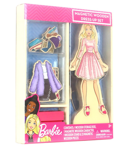 Barbie Wood Magnetic Dress Up