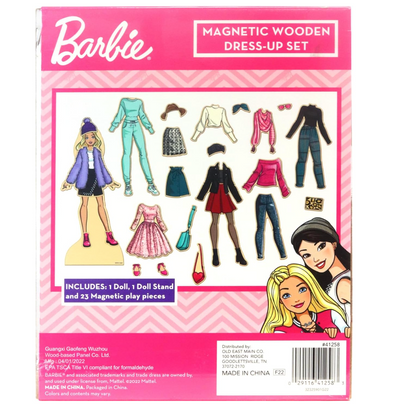 Barbie Wood Magnetic Dress Up