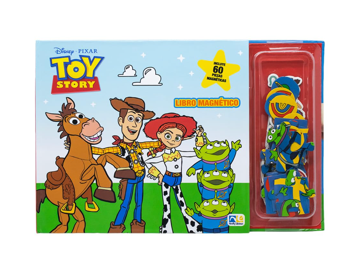 Novelty Libro Magnético Toy Story Disney Pixar 60 Piezas
