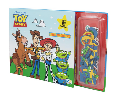 Novelty Libro Magnético Toy Story Disney Pixar 60 Piezas