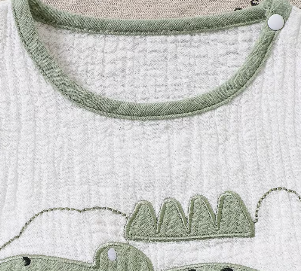 Conjunto Sin Mangas Dino Niño Matcha
