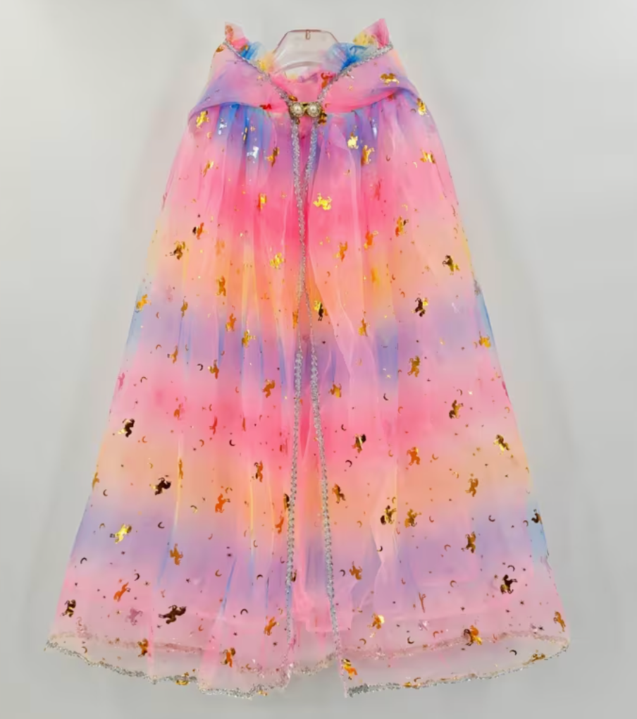 Capa de Princesa Estampada Niña