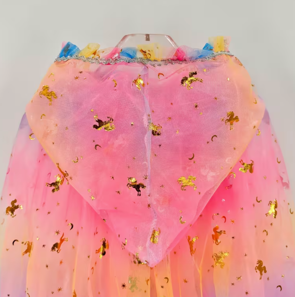 Capa de Princesa Estampada Niña