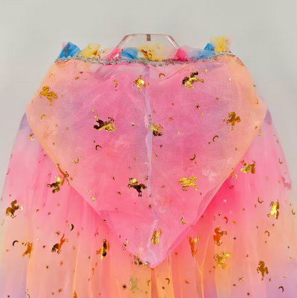 Capa de Princesa Estampada Niña